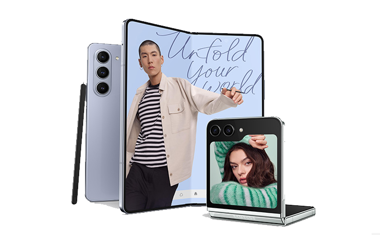 Samsung Galaxy Z Flip5 and Samsung Galaxy Z Fold5