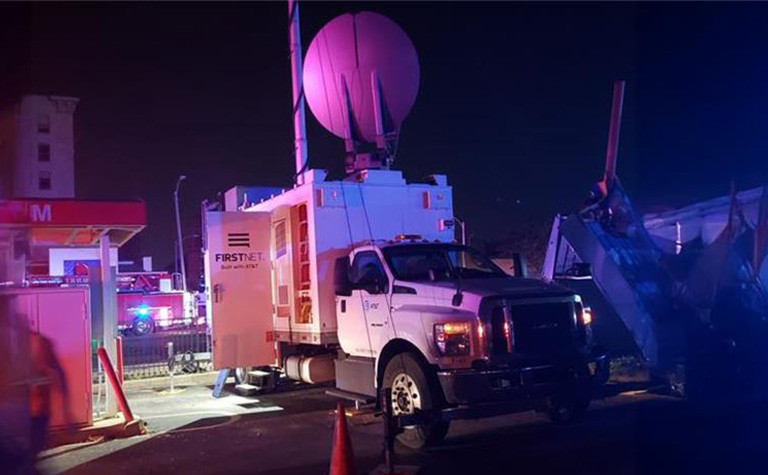 Dedicated FirstNet SatCOLT reliably connecting first responders in St. Louis